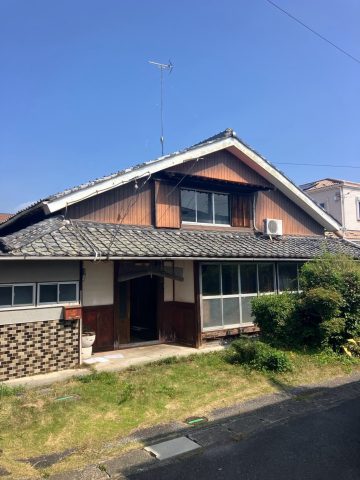 大津市今堅田　古家付土地を買取りました